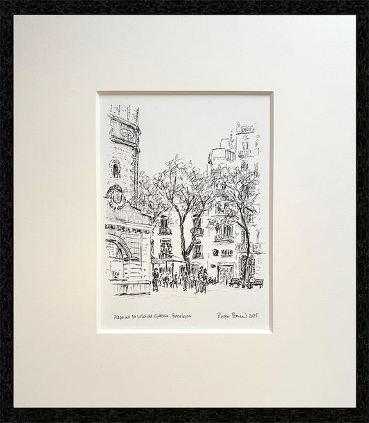 Placa Vila de la Gracia, Barcelona